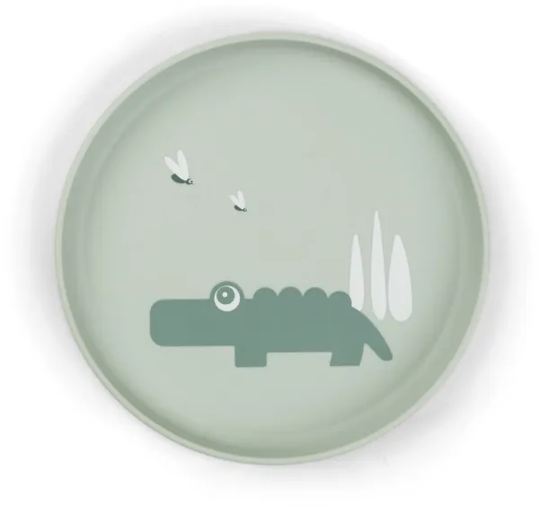 Foodie tallerken Croco Grønn